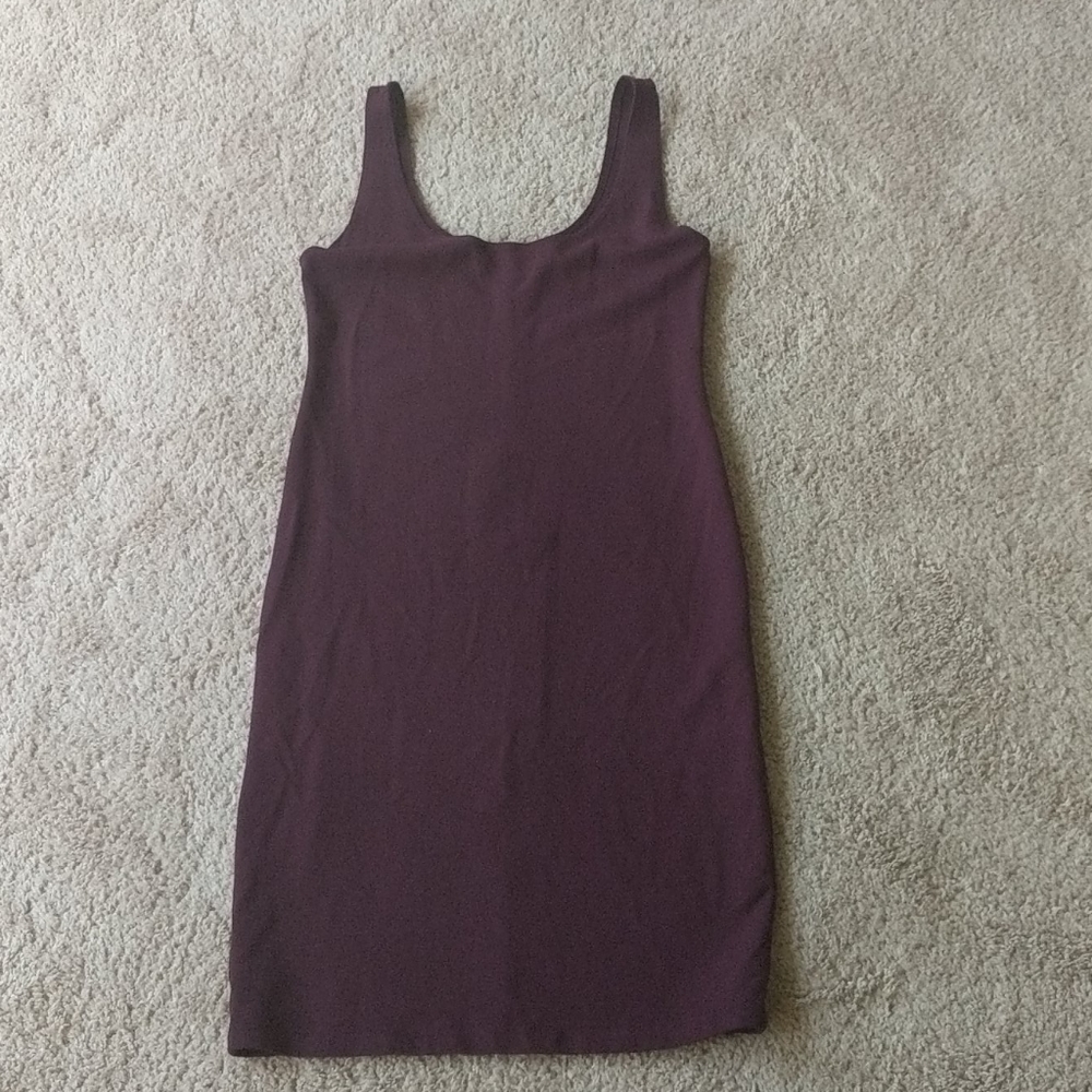 Maroon bodycon dress